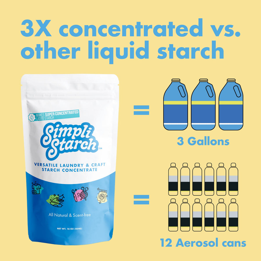 All Natural Liquid Starch Concentrate, Just Add Water